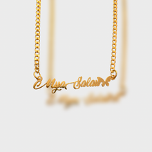 Load image into Gallery viewer, Butterfly Cuban Link Name Necklace
