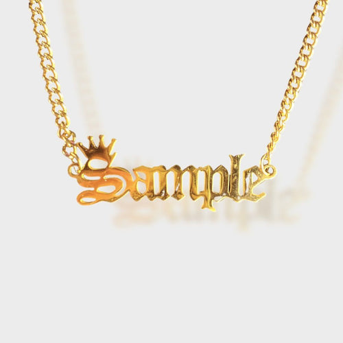 Royal Custom Name Necklace Ogjewelry.ca