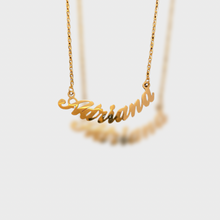 Load image into Gallery viewer, Curved Name Necklace
