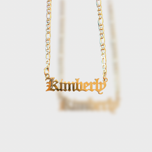 Load image into Gallery viewer, Royal Figaro Chain Name Necklace
