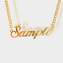 Load image into Gallery viewer, Primal Cuban Link Name Necklace
