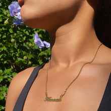 Load image into Gallery viewer, Primal Singapore Chain Name Necklace
