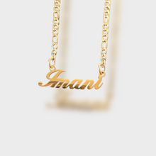 Load image into Gallery viewer, Primal Figaro Chain Name Necklace
