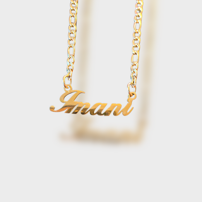 Primal Figaro Chain Name Necklace