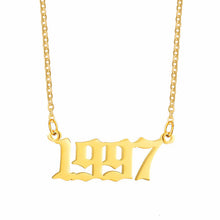 Load image into Gallery viewer, Birth Year Necklace
